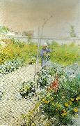 Carl Larsson i kakstradgarden Germany oil painting artist